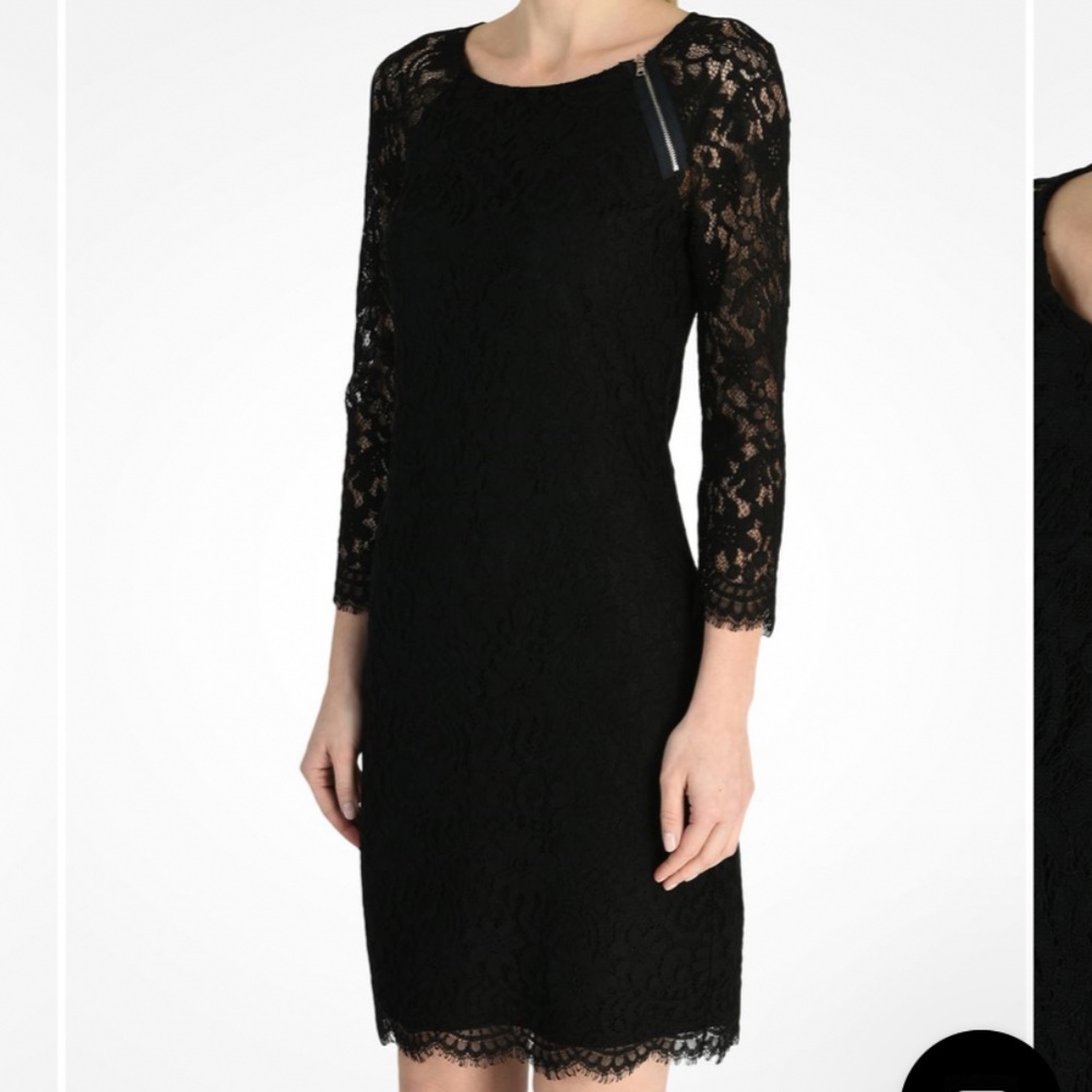Armani Exchange Black Lace Dress - Picture 2 of 8